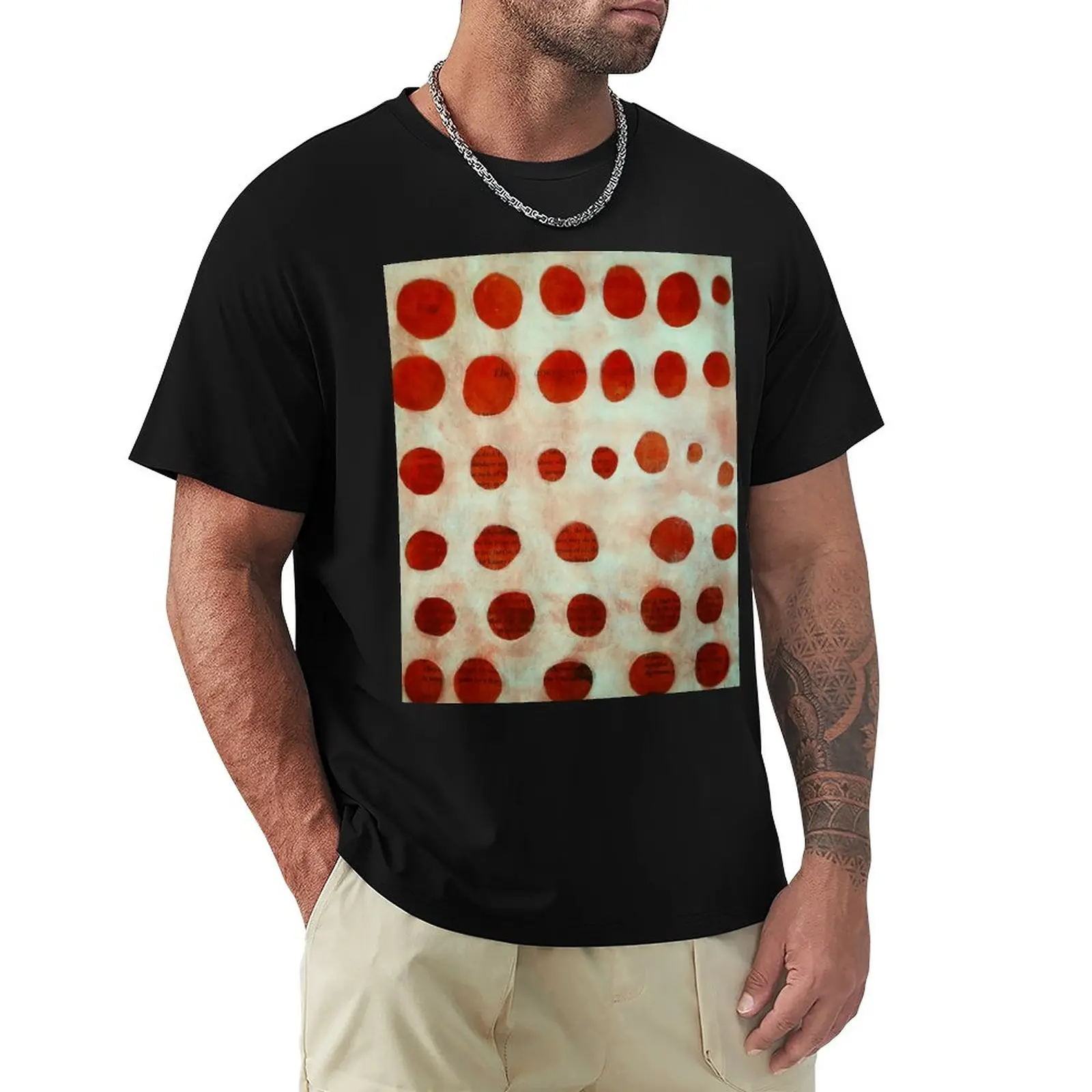

red spots T-Shirt vintage clothes custom t shirts design your own mens workout shirts