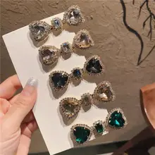  Crystal Bow Hairpin Female Sweet Temperament Fringe Clip European And American Fashion Boutique Hair Accessories For Women 