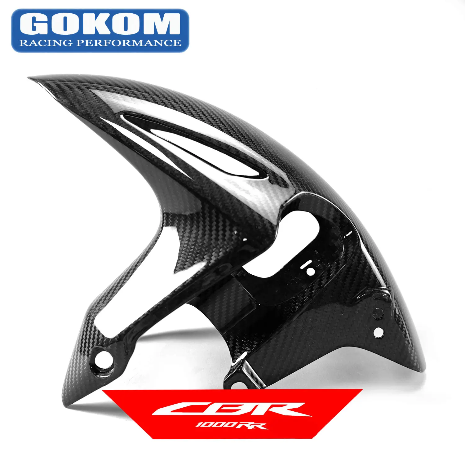 

Gokom Racing Motorcycle Parts COWLING FAIRING Carbon Fiber FOR HONDA CBR1000RR 2017+ Front Fender