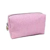 Striped Travel Storage Bag Cosmetic Case Hand-held Large-capacity Multi-purpose Trip Toiletries Pouch Stationery Organizer 2