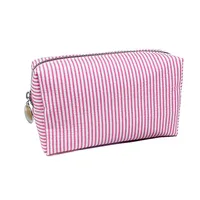 Striped Travel Storage Bag Cosmetic Case Hand-held Large-capacity Multi-purpose Trip Toiletries Pouch Stationery Organizer 2