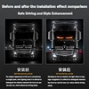 Truck Eyes RGB LED Matrix Pixel Panel Car Sign Animation DIY Programmable Bluetooth App Control LED Panel Flexible Display Light 6