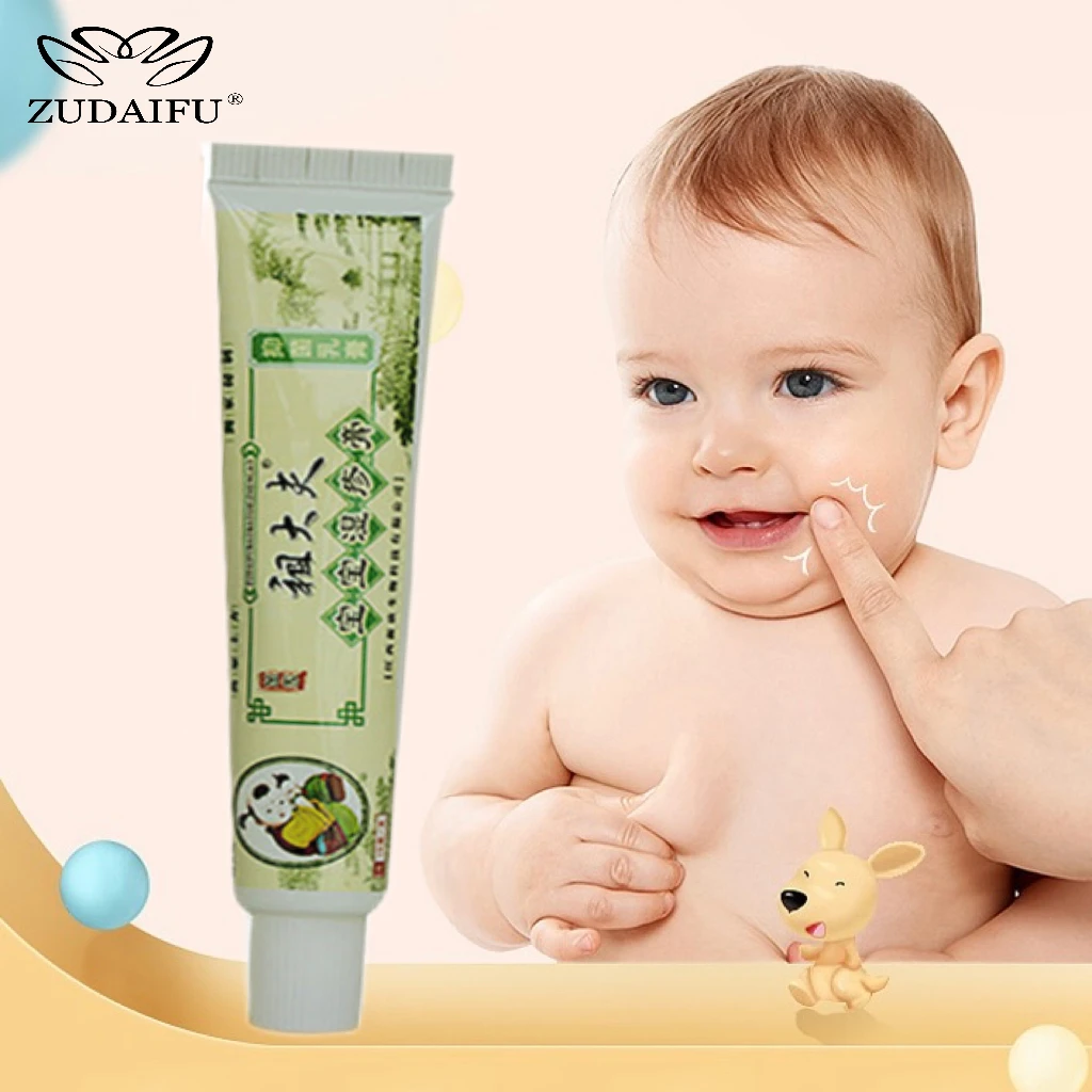 Фото 10 шт. Zudaifu кожа псориаз, дерматит Eczematoid Eczema крем для лечения детей натуральный не раздражающий №3