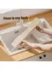 1pc extended sink water stop strip, silicone suction cup, water blocking plate, bathroom sink, splash proof device 6