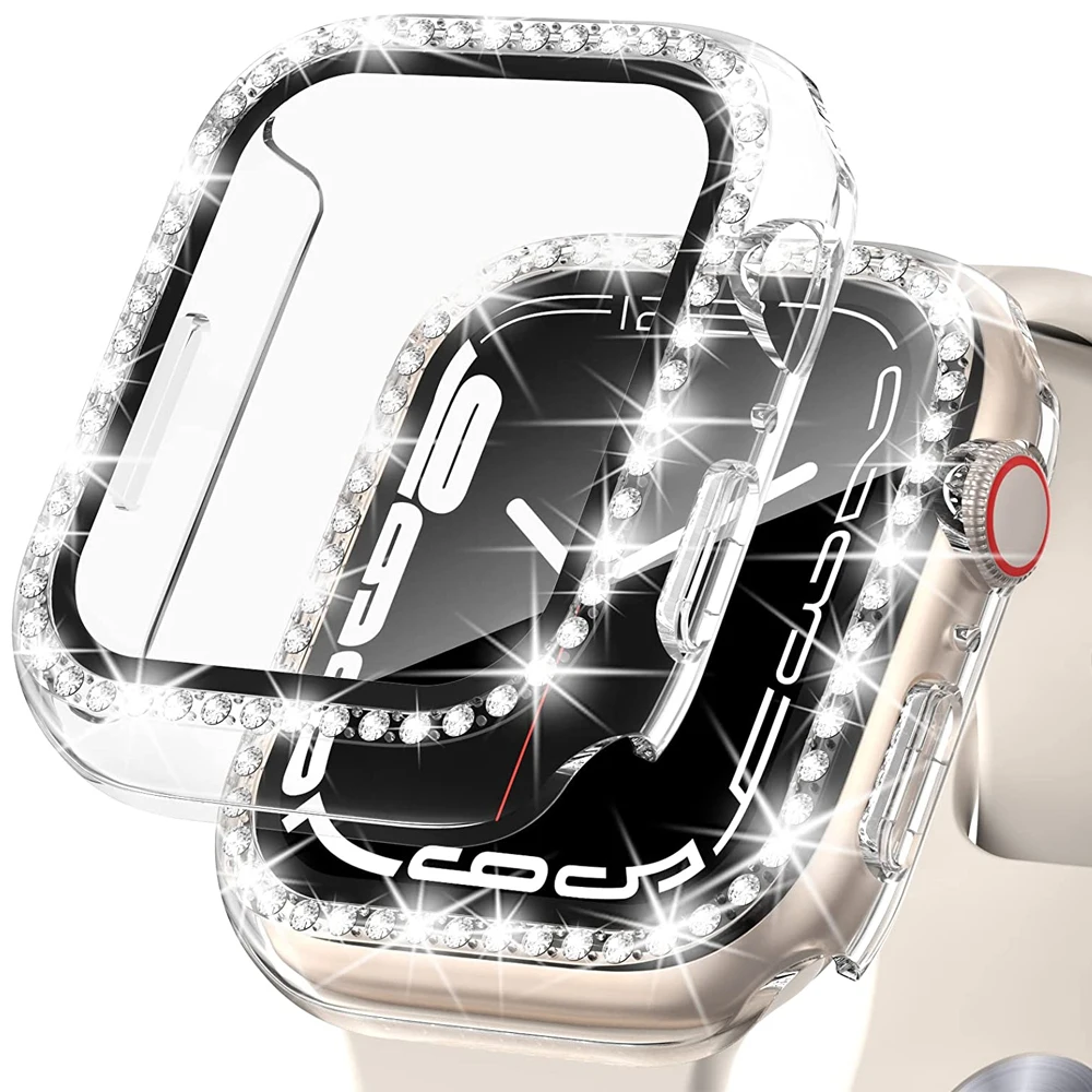 Premium Diamond Bumper Glass + Case Screen Protector