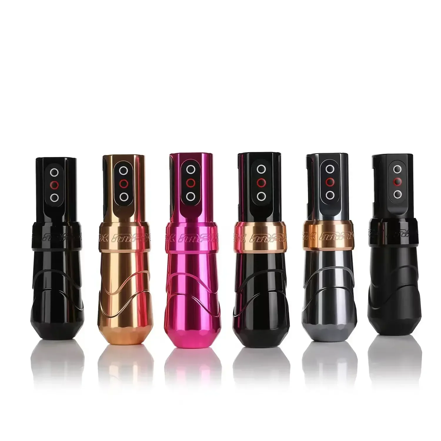 New FLUX MAX Wireless Tattoo Machine 3.5/4.0/4.6 Stroke 2400mAh 2 battery large