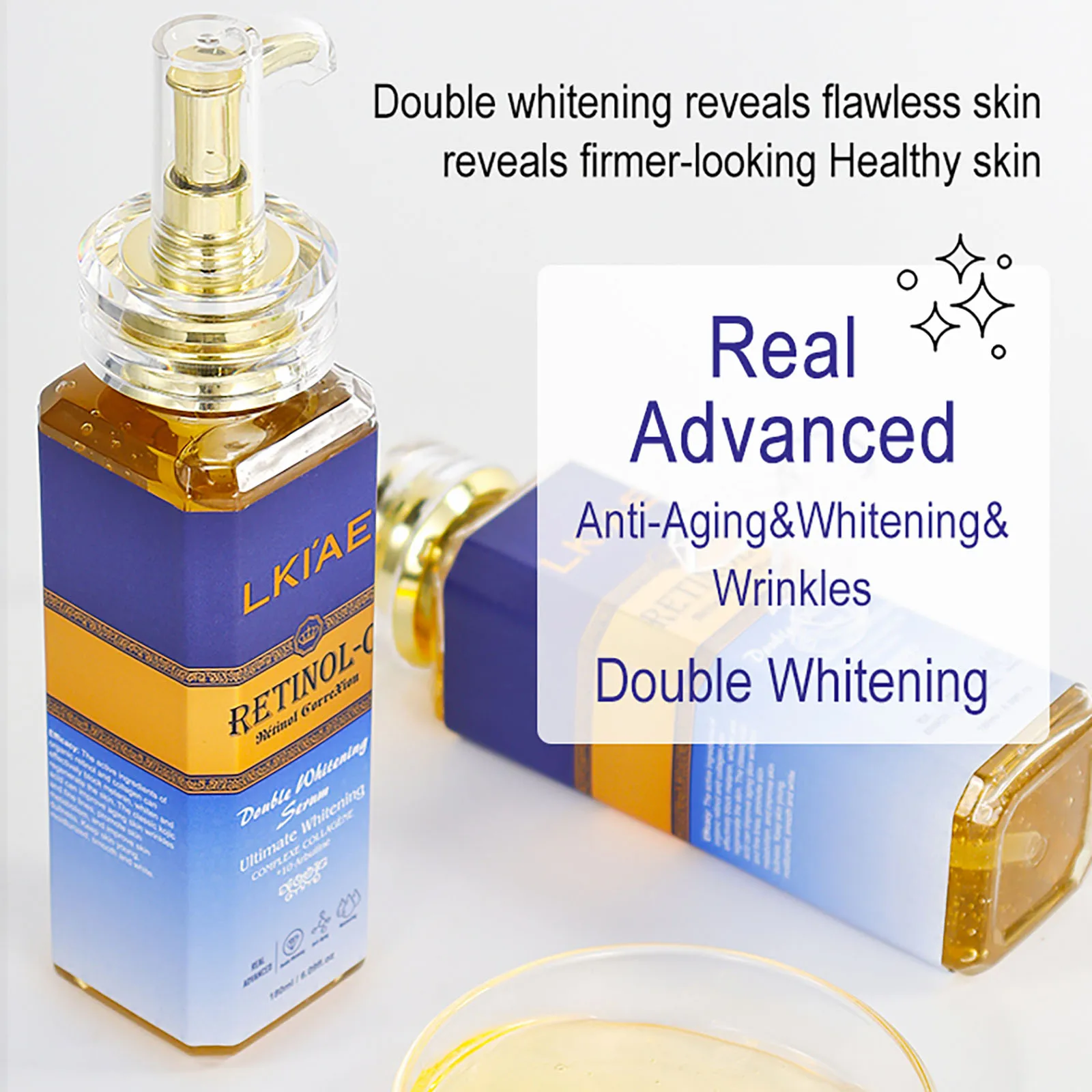 Ultimate Whitening Skin Care Set, With Retinol, Collagen, Remove Dark Spot, Moisturize, Nourish, Lighten Skin For All Skin Types 4