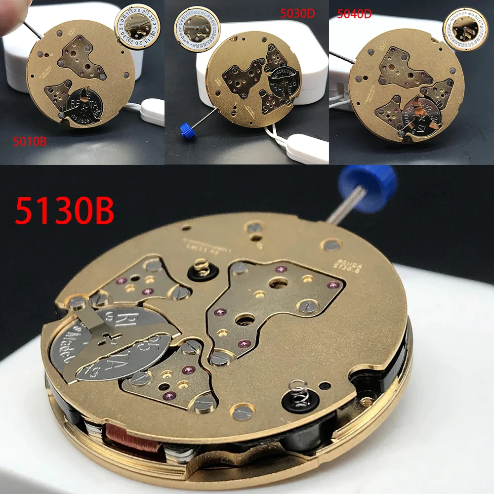 Top Quality Quartz Movement SW Ronda 5010B 5030D 5040D 5040F 5130B Built-in Battery Chronograph Hand Replacement Parts Accessory