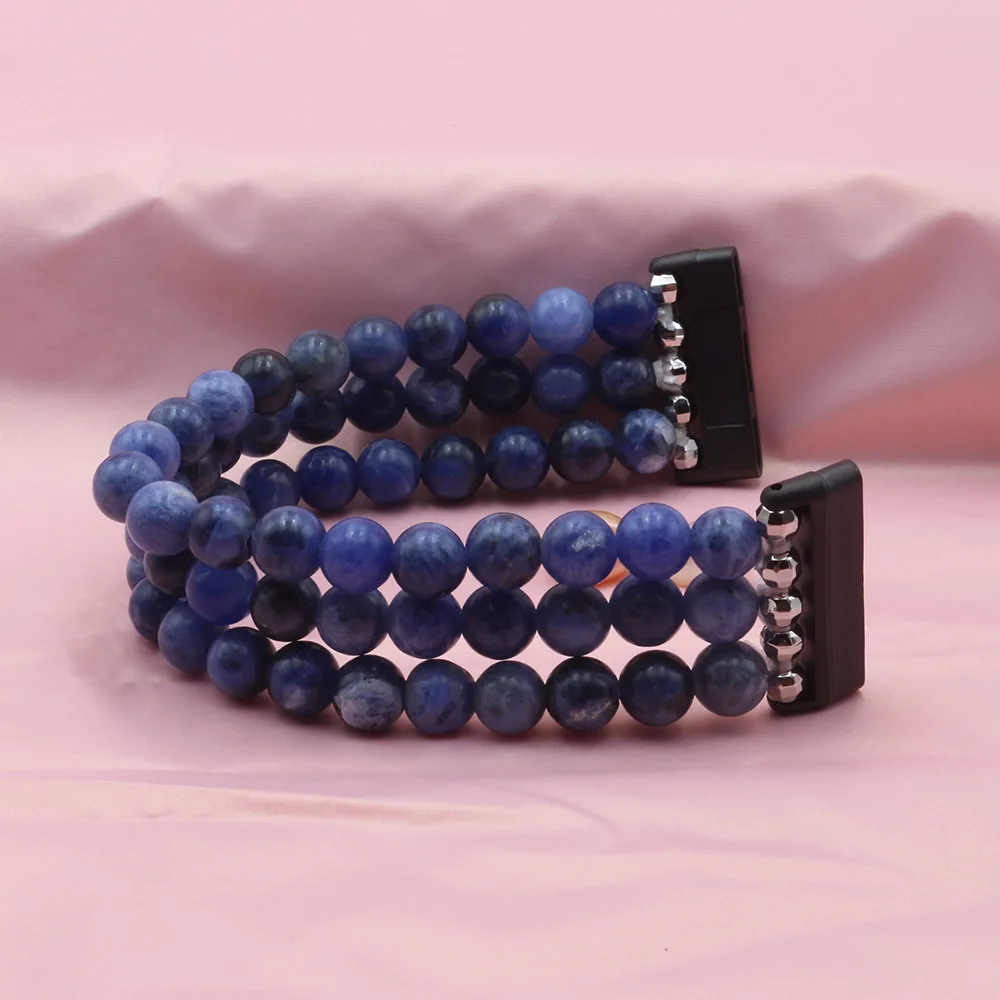 Cinturino Fitbit Versa in pelle vegana marrone: bracciale avvolgente intrecciato boho - Italia