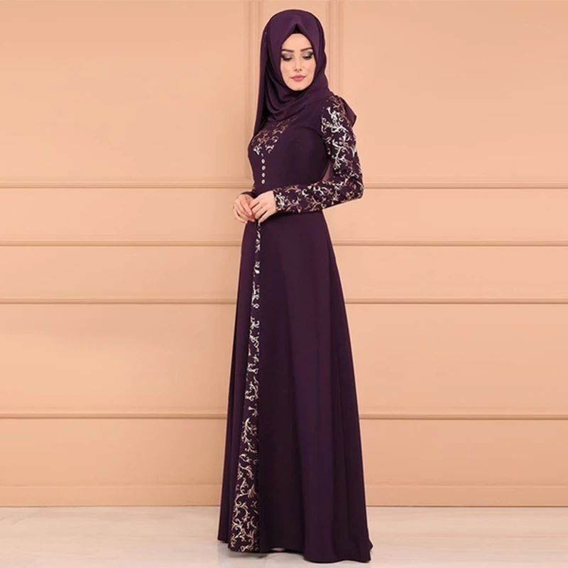 Arab Morocco Muslim Dress Abayas Women Ramadan Print Abaya Dubai Turkey Islam Kaftan Robe Longue Musulmane Vestidos Largos 2022 - Image 2