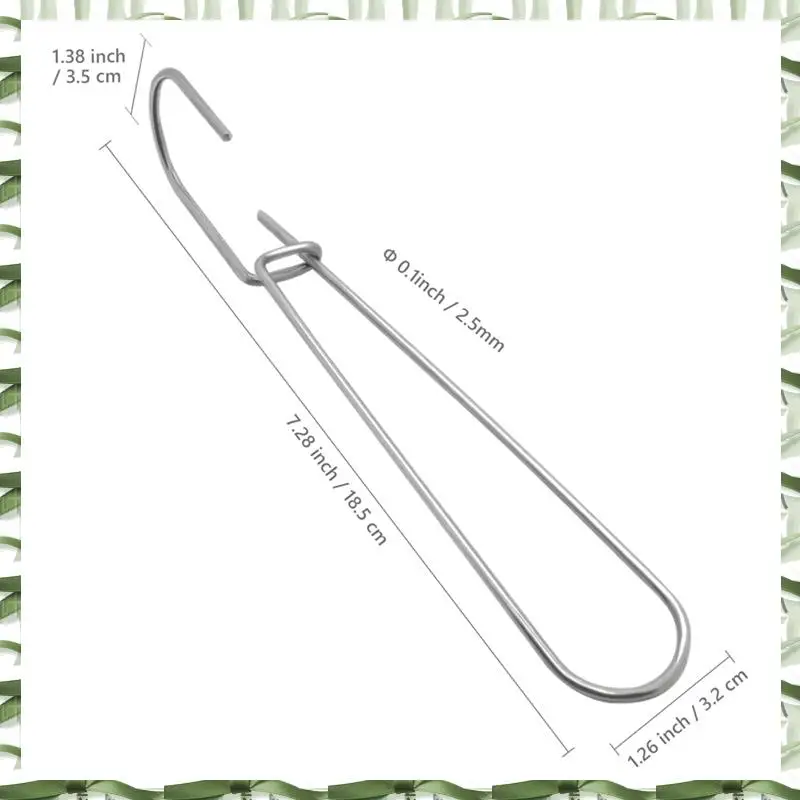 Pattern Hooks Metal Pattern Hangers Storage Hanging Hook 24 Pcs 7.3 Inch Sewing Making Paper