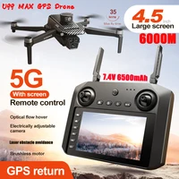 2025 New U99 Drone 5G GPS 8K Aerial Photography 360° Laser Obstacle Avoidance Brushless 7.4V 6500mAh with Screen Control 6KM UAV