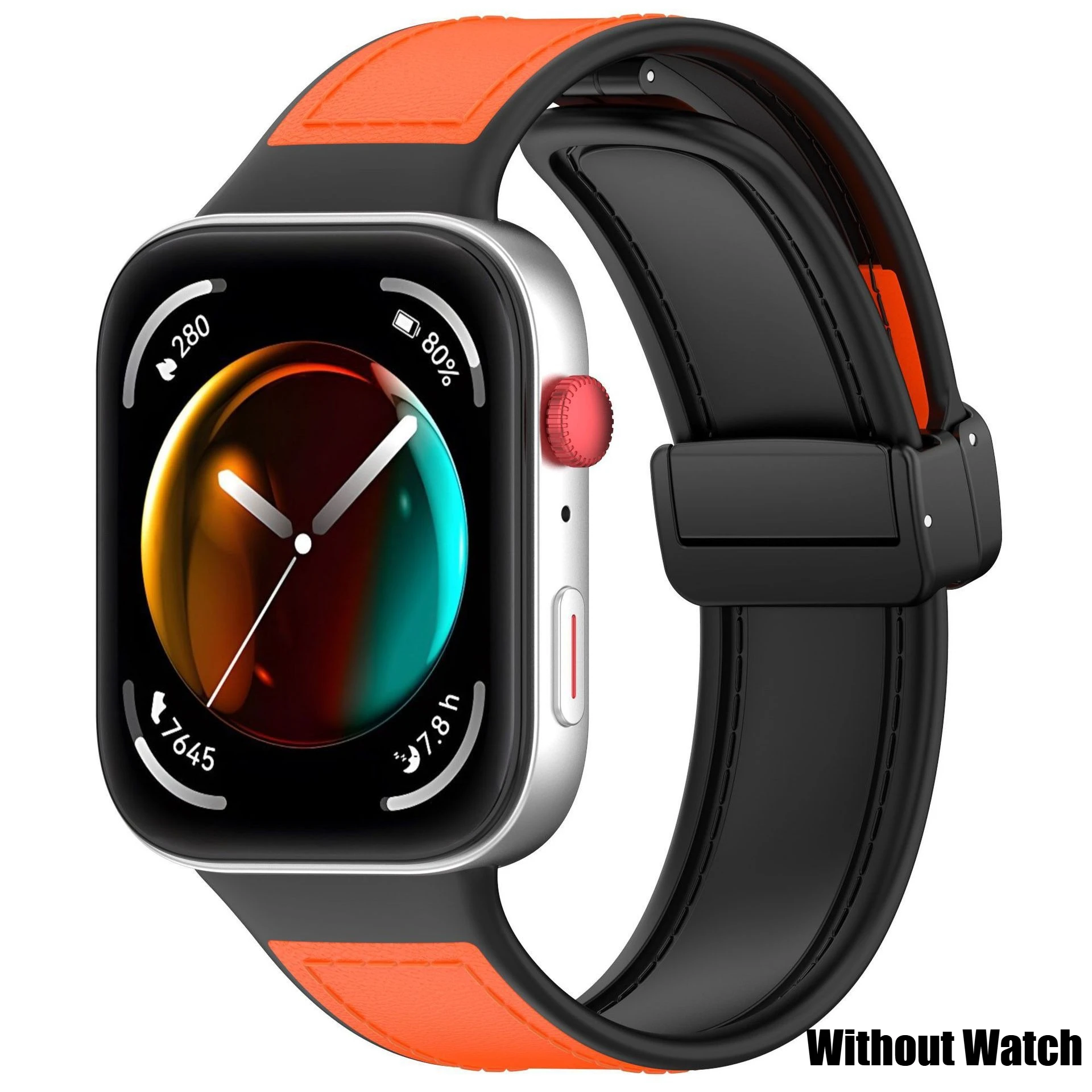 Elegant Leather Bracelet with Magnetic Closure - Premium Strap Accessory