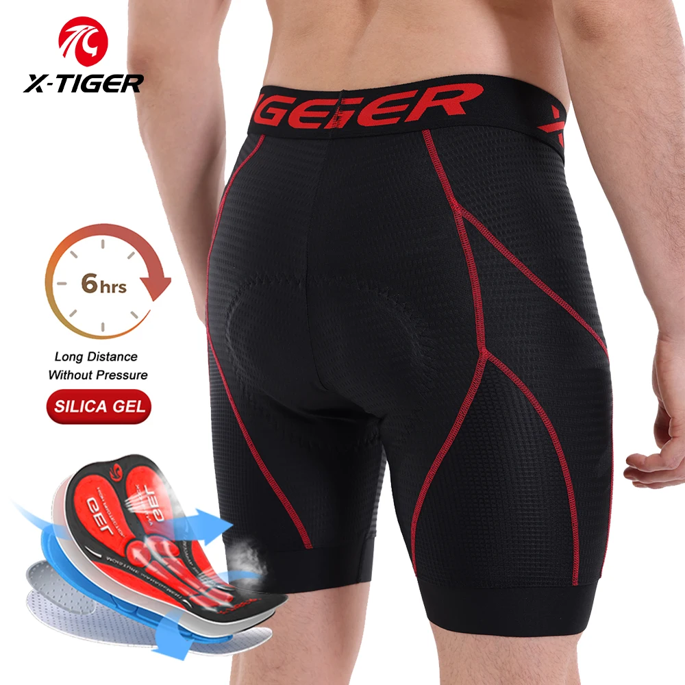 Breathable Mesh Gel-Padded Shockproof Cycling Shorts