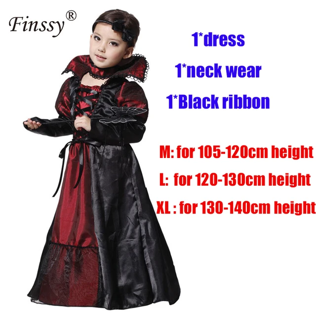 Fantasia de vampira para meninas- Elegant Girls Vampire Costume