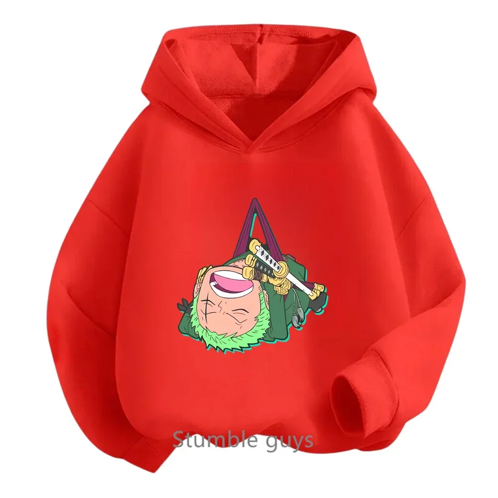 thumbnail image 1 of Sudadera con capucha de una pieza para niños, ropa para niños y niñas, ropa de primavera y otoño, sudadera con dibujos animados de Luffy Zoro, traje para adolescentes, camisetas con capucha de Sonic, 1 of 5