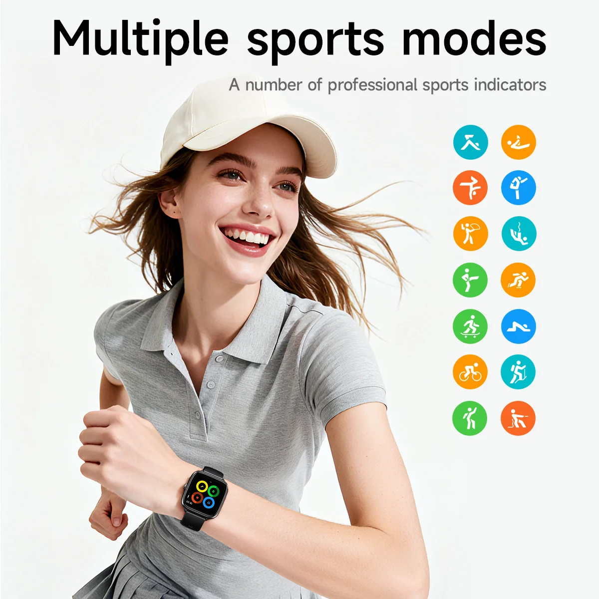 HOCO Y36 Touch Screen TFT da 1,72 pollici Versione chiamata Smart Watch Frequenza cardiaca Sonno Ossigeno Monitoraggio sportivo Smartwatch IP67 Impermeabile - immagine 6
