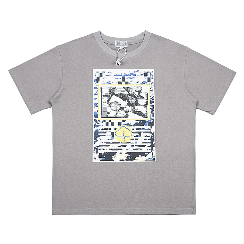 

CCAVEMPT C.E T-shirt Men Women 1:1 Top Edition Geometric Pattern T-shirt CCAVEMPT C.E T-shirt