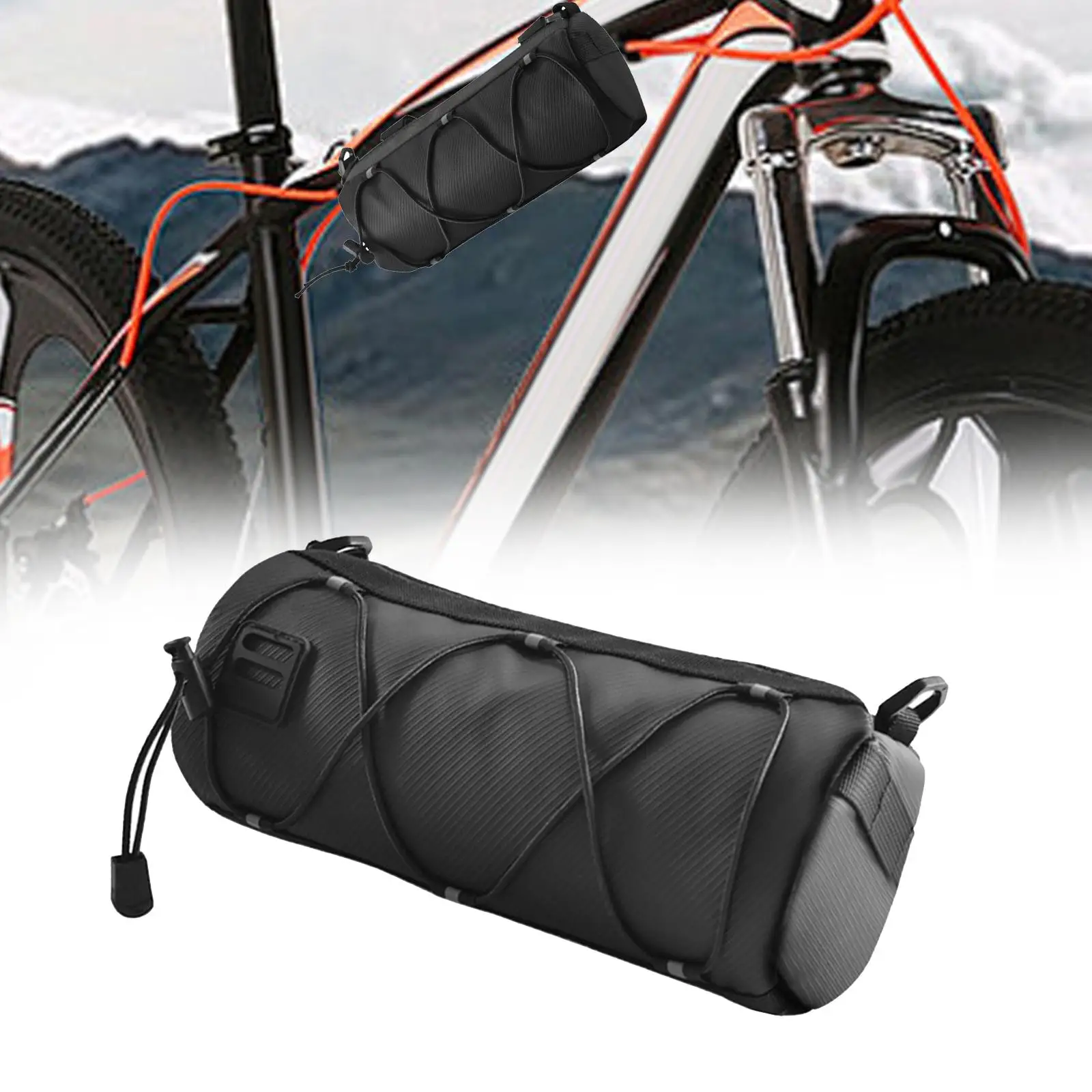 Bike Handlebar Bag Portable Cycling Pack for Mountain Road Bikes Easy to Install Bike Front Bag for Travel Outdoor Activities Bike Handlebar Bag Portable Cycling Pack for Mountain Road Bikes Easy to Install Bike Front Bag for Travel Outdoor Activities