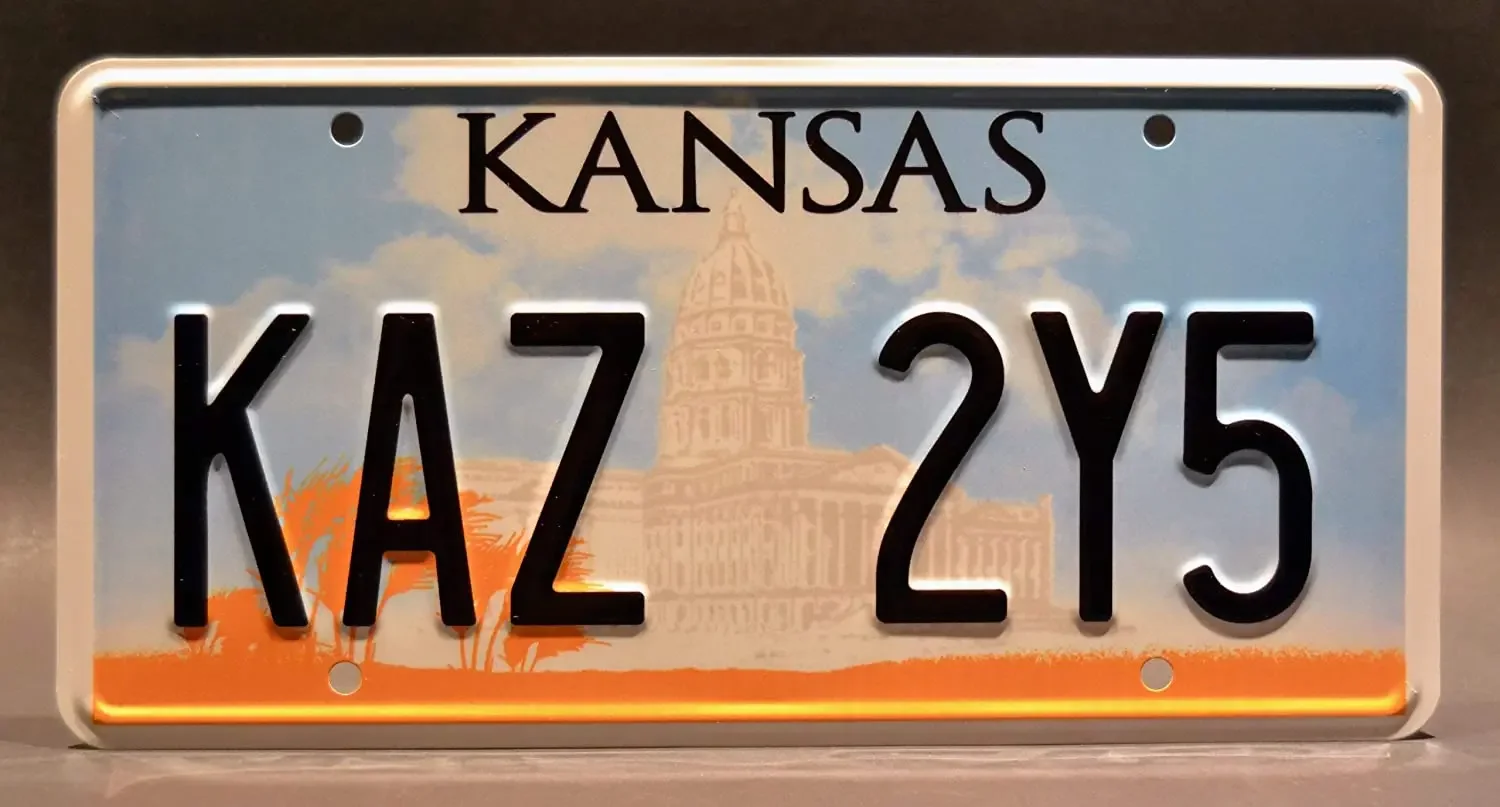 

Celebrity Machines Supernatural | Kaz 2Y5 + CNK 80Q3 | Metal Stamped License Plates | Kaz 2Y5 + CNK 80Q3 |