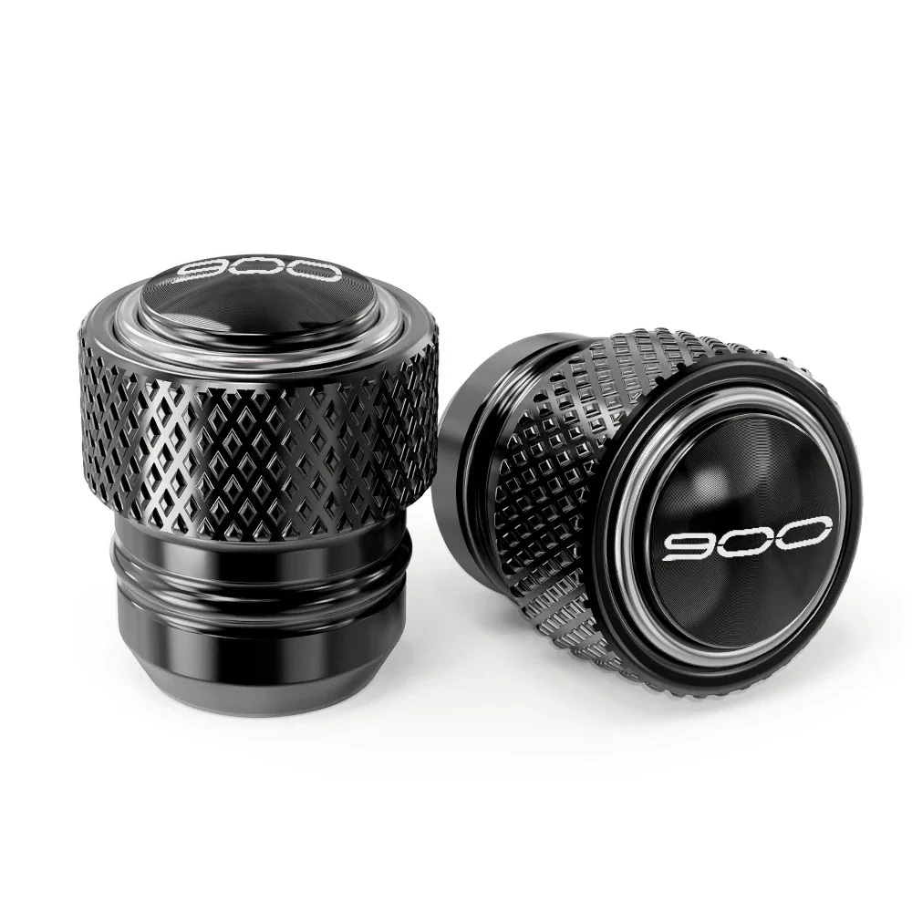 Enhanced Motorcycle Swingarm Spools and Tire Valve Cap Set