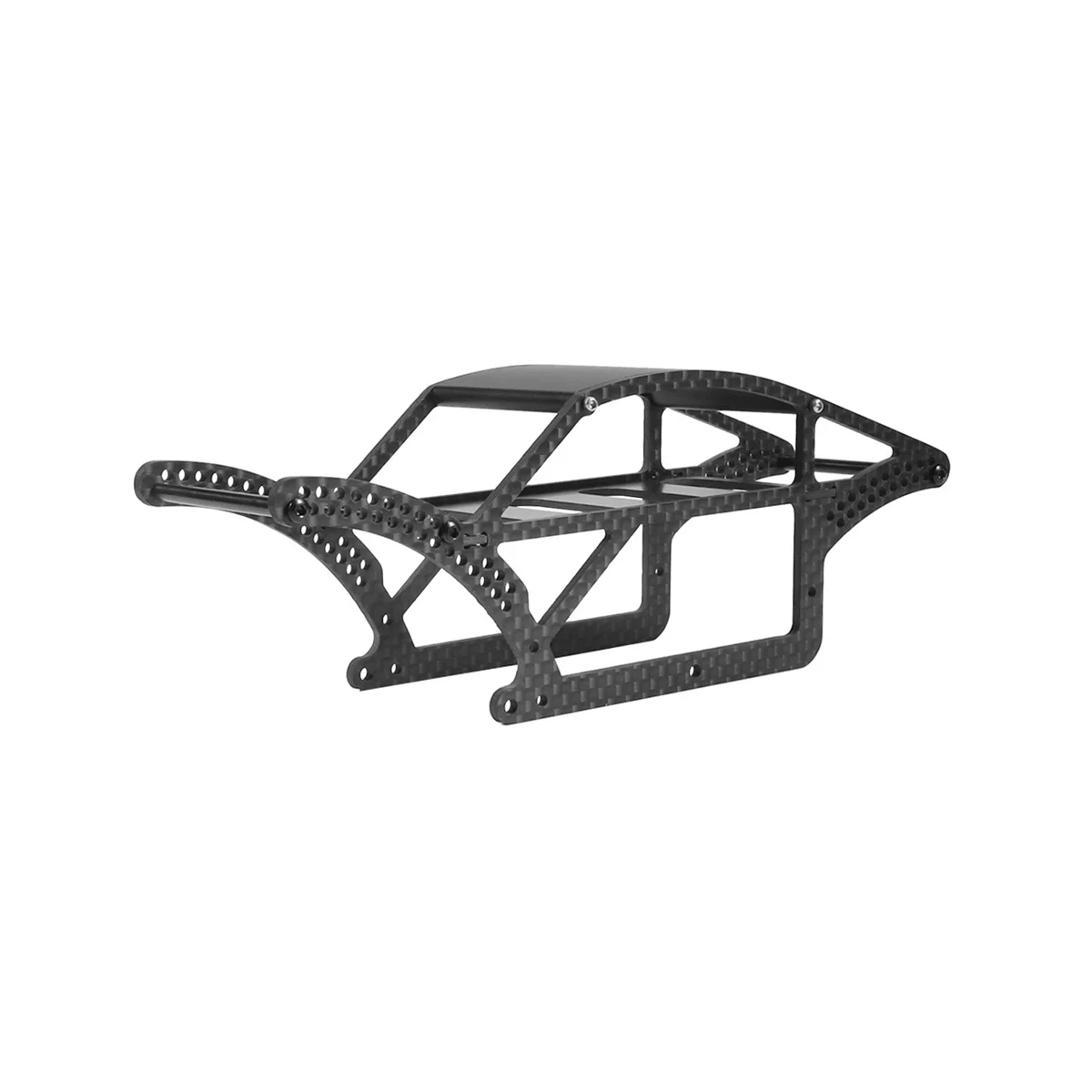 

Для TRX4M углеродное волокно Comp Ch is Frame Kit для 1/18 RC Rock Crawler Car TRX4-M обновленные детали
