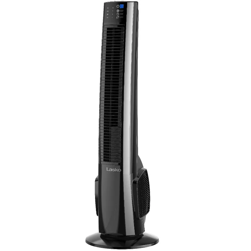 

Lasko 38" Hybrid Tower Fan with Remote Control, T38415, Black/Silver