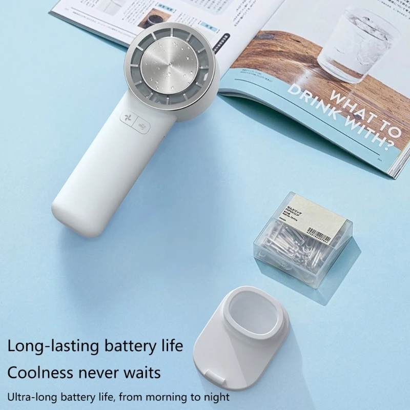 

M6CA Handhelds Electric Fan 1200mAh Wireless Cold Compress Fan for Outdoor