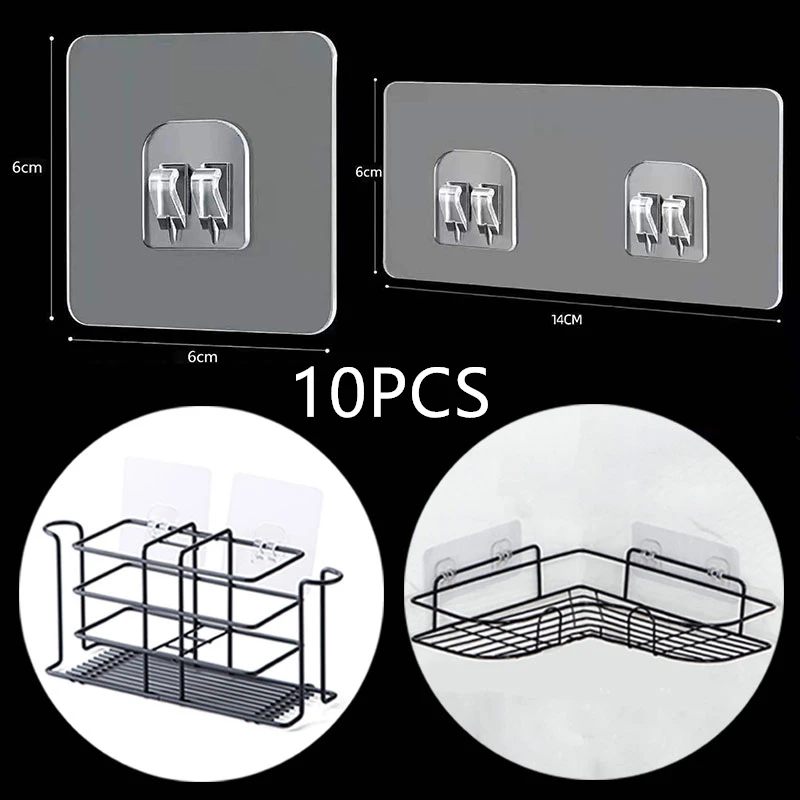 Seamless-Adhesive-Hooks-Wall-Mount-Rack-Strong-Non-Marking-Patch-Patch ...