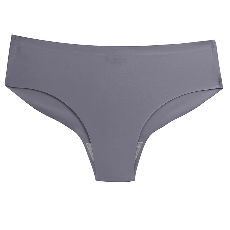 Luxurious Seamless Silk Satin Women's Briefs - Soft Lingerie Panty in XXL