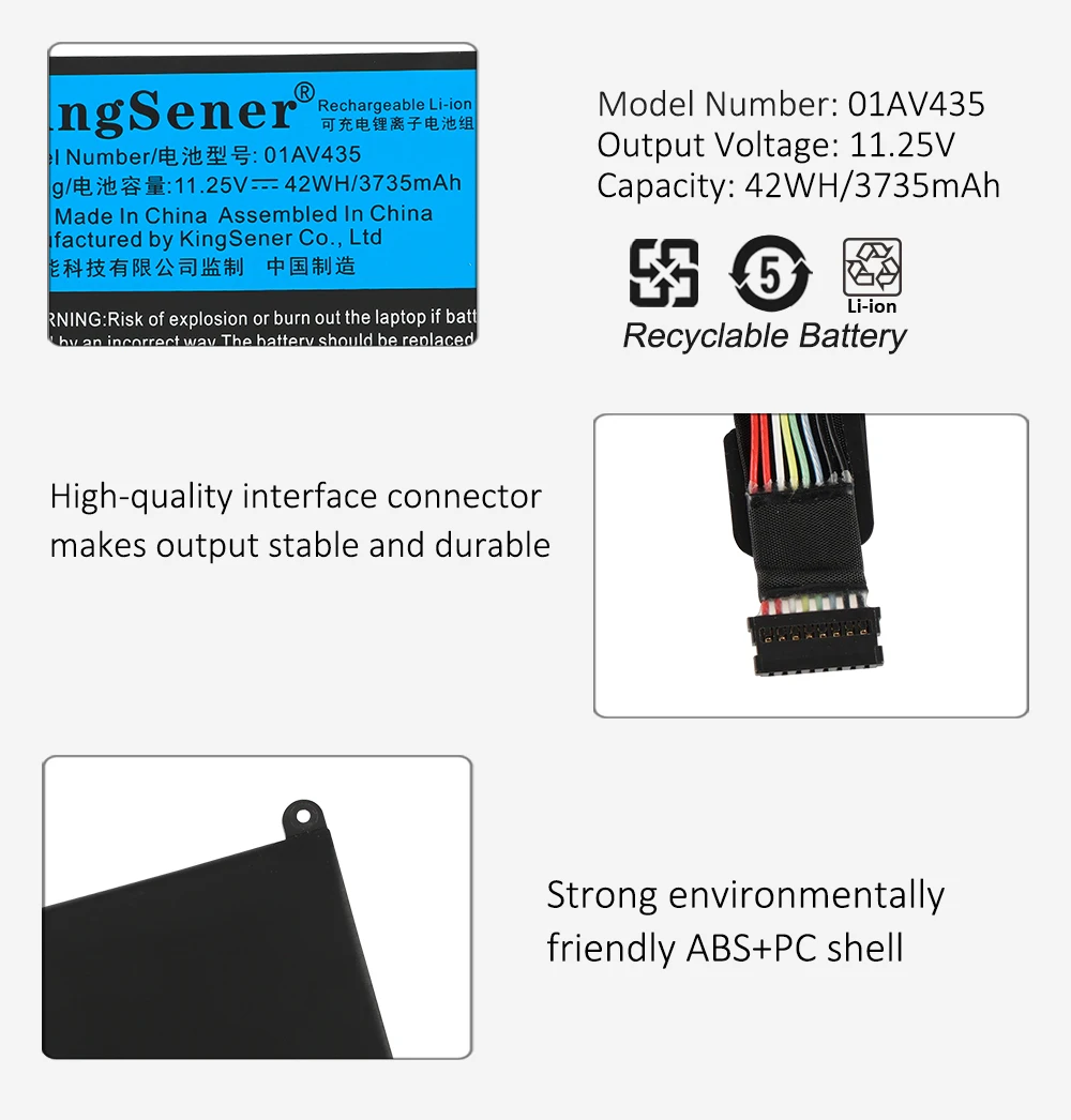 KingSener bateria do portátil para Lenovo, ThinkPad