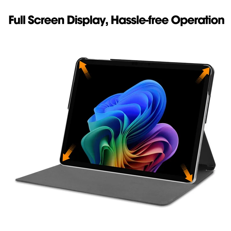 Durable Flip Stand Tablet Cover for Kids - Hard PC Back for Surface Pro 12