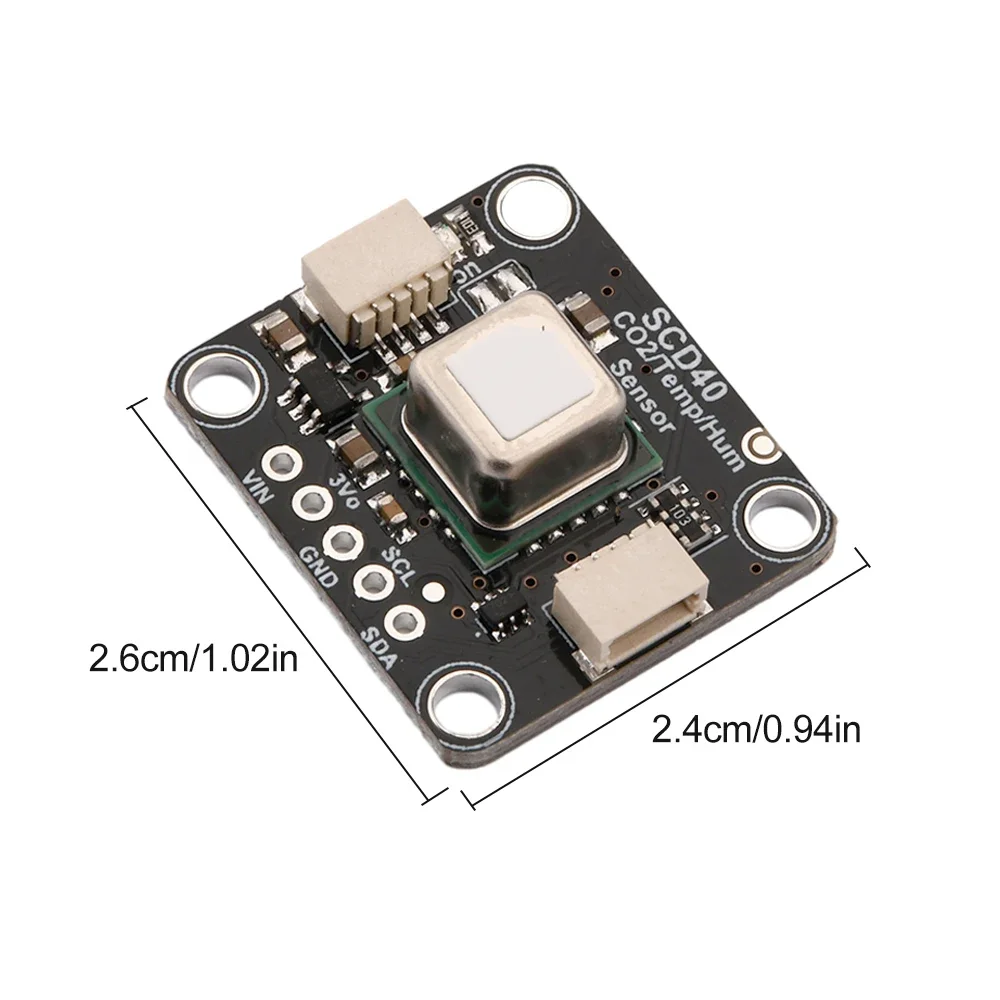 SCD41 가스 센서 모듈은 CO2 이산화탄소 온도 및 습도 센서를 감지합니다. I2C 통신 SCD40 가스 센서 모듈