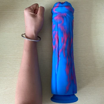 Super Cool Huge Dildo Long Anal Plug Horse Dildo Silicone Penis With Suction Cup Sex Toys for Women Masturbate G-Spot Stimulate 3