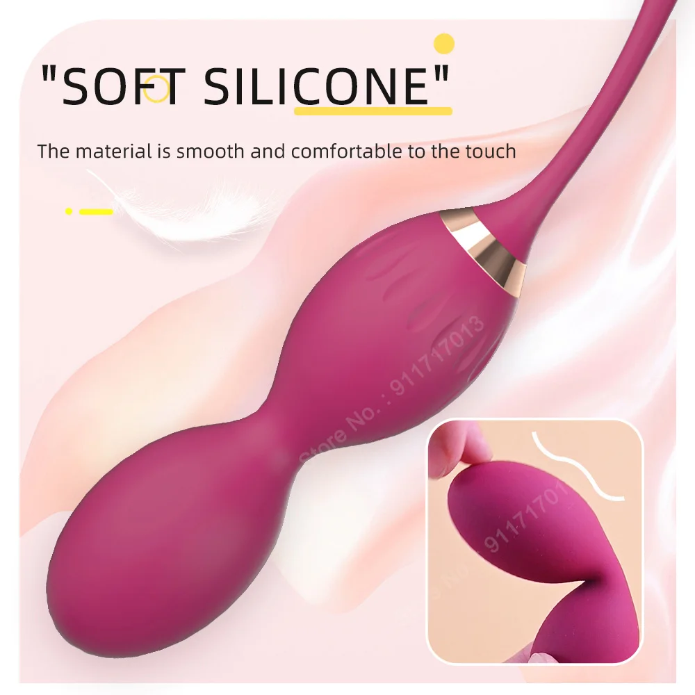 Kegel Balls Kegel Pelvic Floor Muscle Trainer for Women Vaginal Shrinking Balls Vibrator