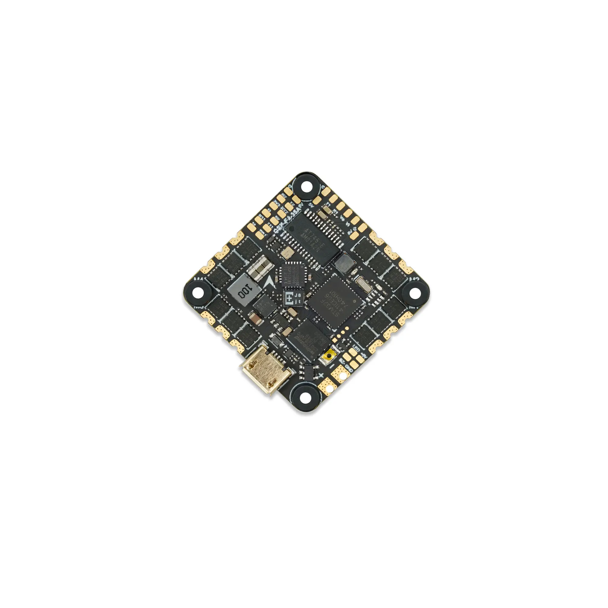 

GEPRC GEP-F4-35A AIO BMI270 F411 Контроллер полета BLHELIS 35A 4 в 1 ESC 2-6S 25.5X25.5mm для FPV беспилотных летательных аппаратов