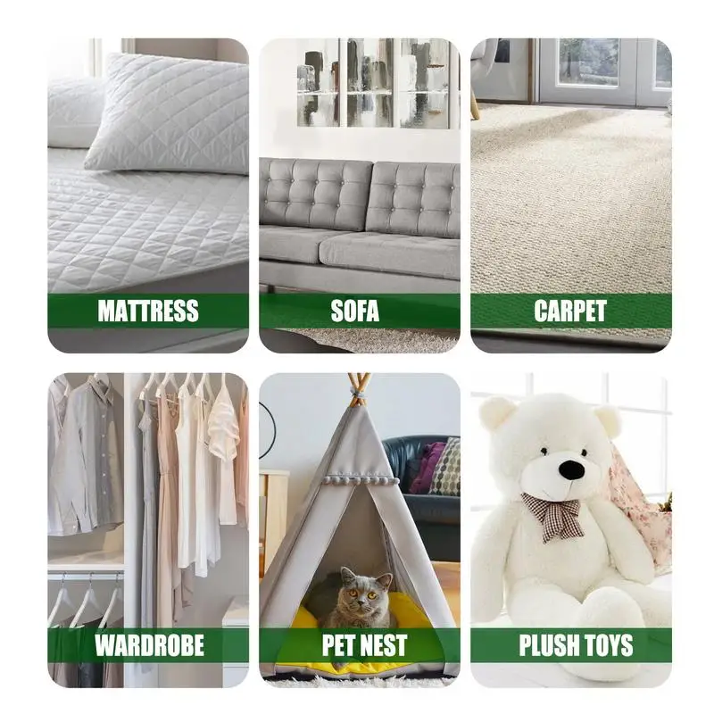 Mite remover spray dust household mite remover anti-mite artifact natural friendly for furniture mattresses carpet 100ml stain remover