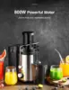 Qcen Juicer Machine, 800W Centrifugal Juicer Extractor with Wide Mouth 3” Feed Chute for Fruit Vegetable, Easy to Clean, Stainle 5
