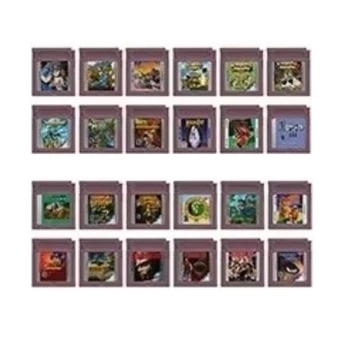 16 Bit Video Game Console Cartridge GBC Game Card Adventure Island Resident Evil Harvest Moon Perfect Dark Mega Man For GB/SP 1