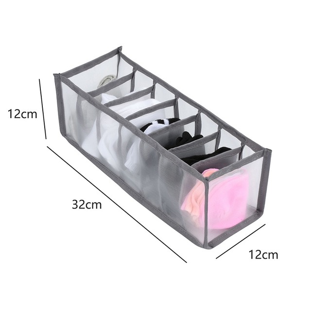 Underwear Storage box Foldable Drawer Organizer for Underwear Socks Shorts Bra Home Cabinet Clothes Organizers Washable