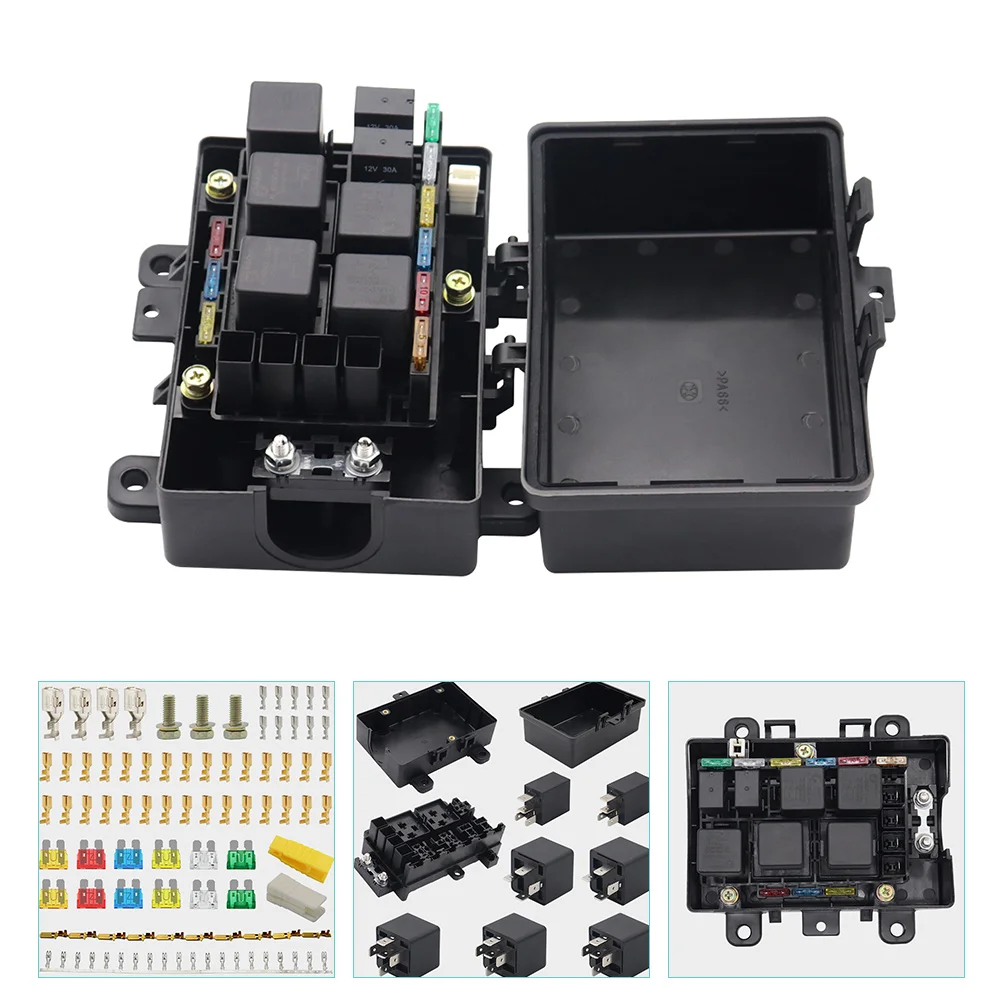 

1 Set Fuse Holder 21-way Fuse Organizer Terminal Distribution Block