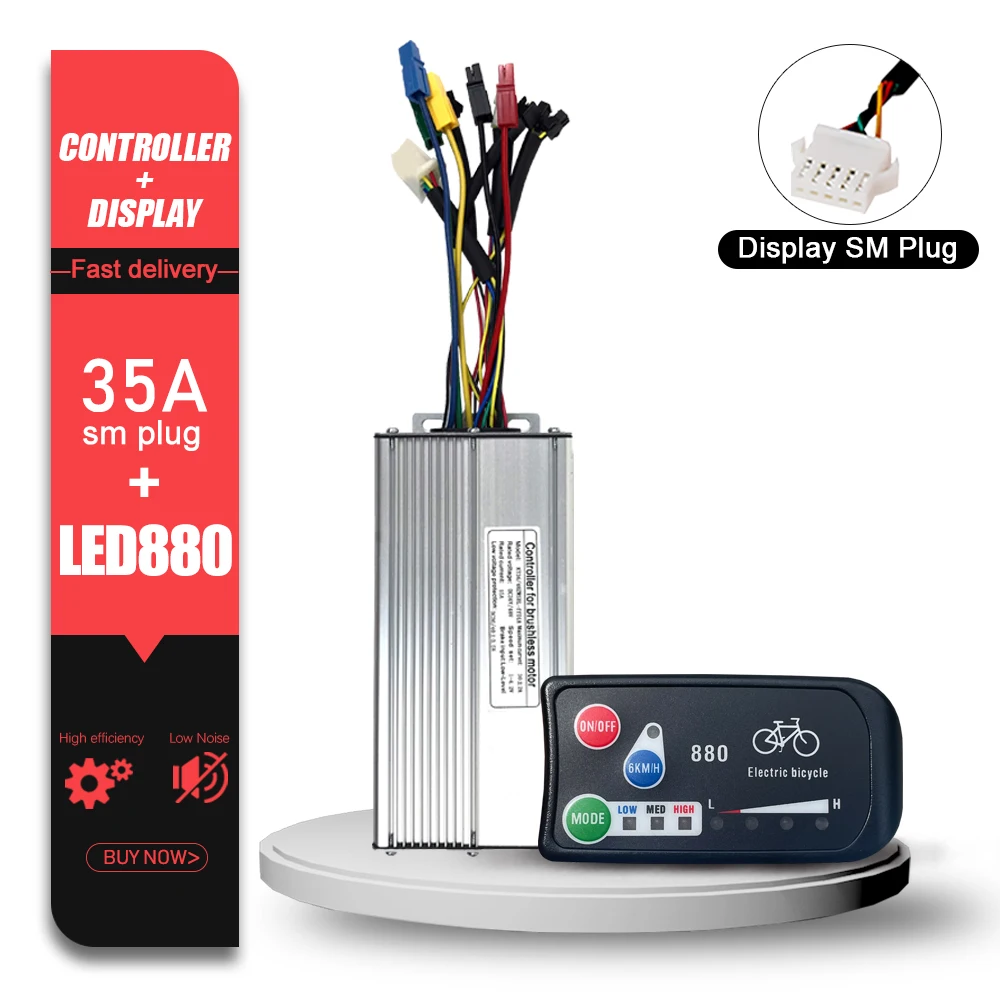 Centralina 35A Display LED880