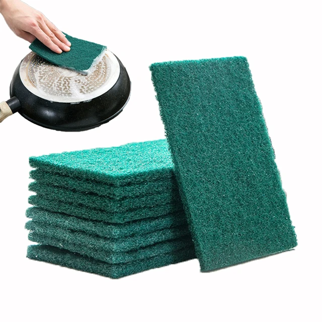 2pcs Emery Sponge Kitchen Pot Brush with Handle, Rust Cleaning Tool Sink  Pot Dish Scrubber Bathroom Decontamination Cleaning Brush (A)