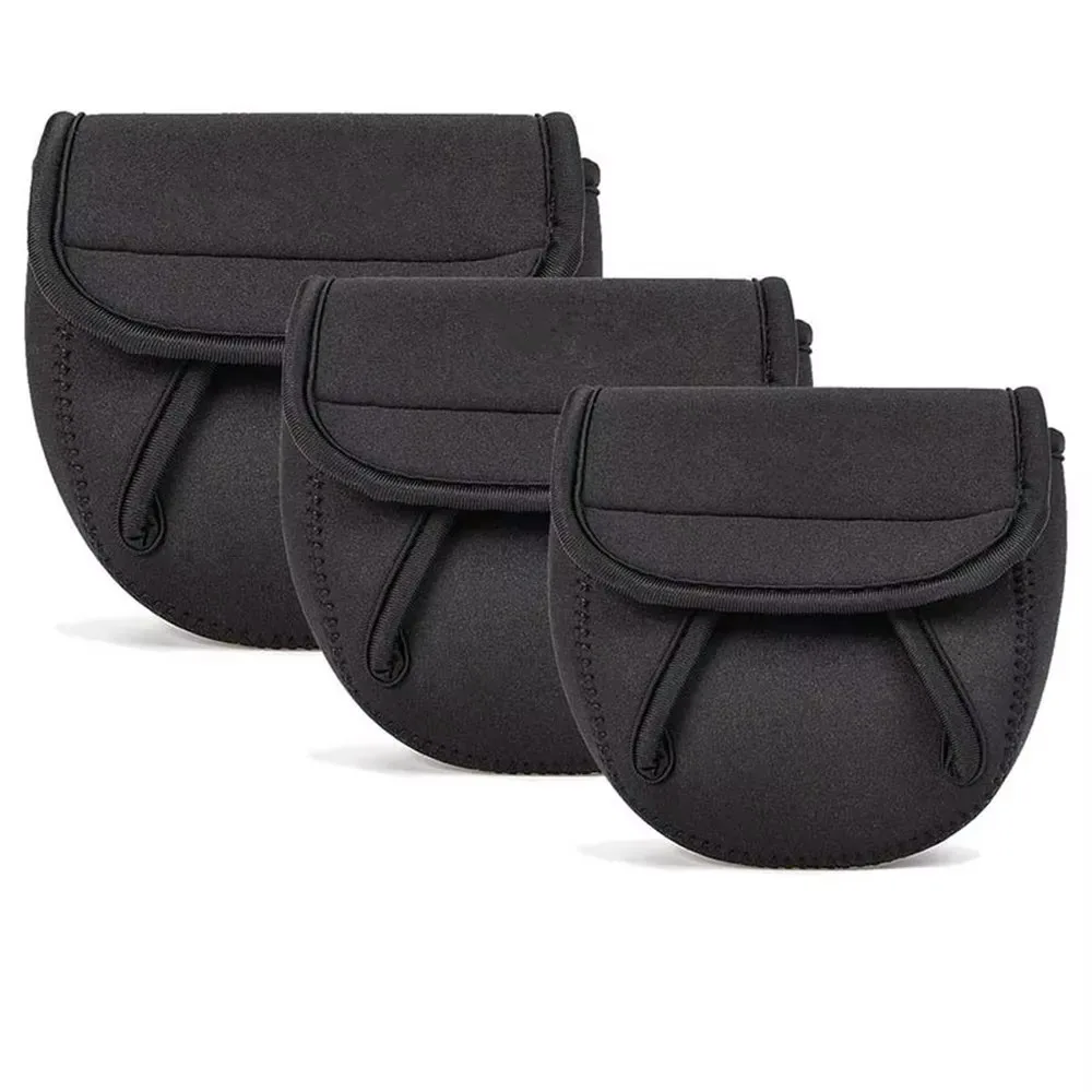 Durable S/M/L Spinning Fishing Reel Cover Waterproof Neoprene Reel Bag Protective Case Water Drop Storage Wheel Package Storage