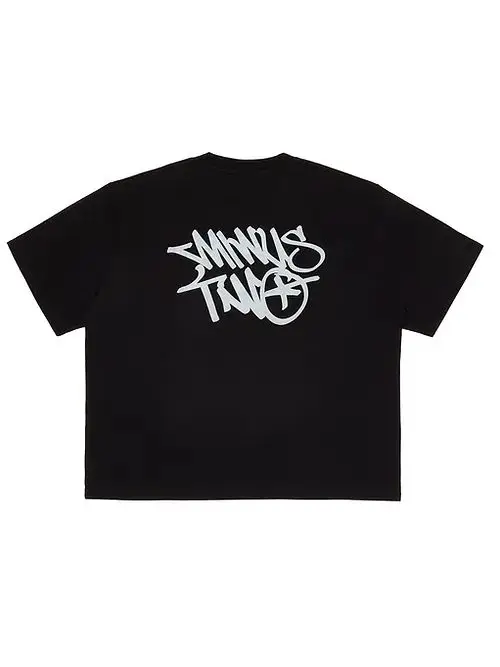 

Y2k Oversize Retro Full Matching Loose Letter Print Short Sleeve Minus Two New Summer Men Women T-shirt Harajuku Streetwear