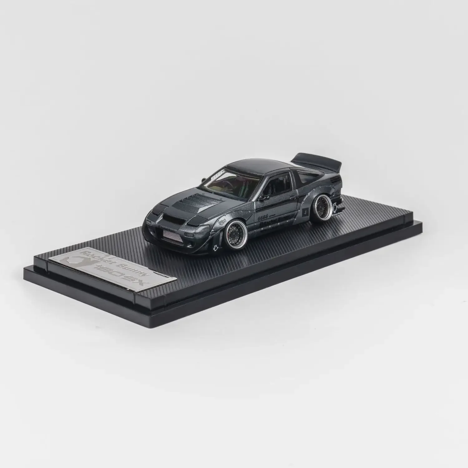 Micro Turbo 1:64 180SX Rocket Bunny Matte Grey limited999