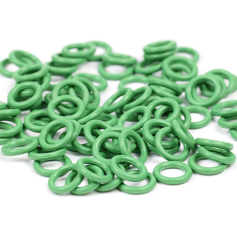 (6.8X1.9 Mm) #6 R134a Verde O Anelli di Gomma Nbr O-Ring di Tenuta Kit di Alta Resistenza di Temperatura per Auto Un/ C Aria Condizionata