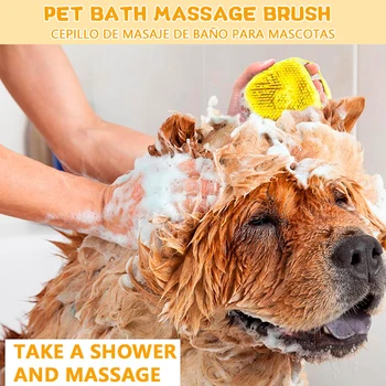 Silicone Pet Bath Brush 5
