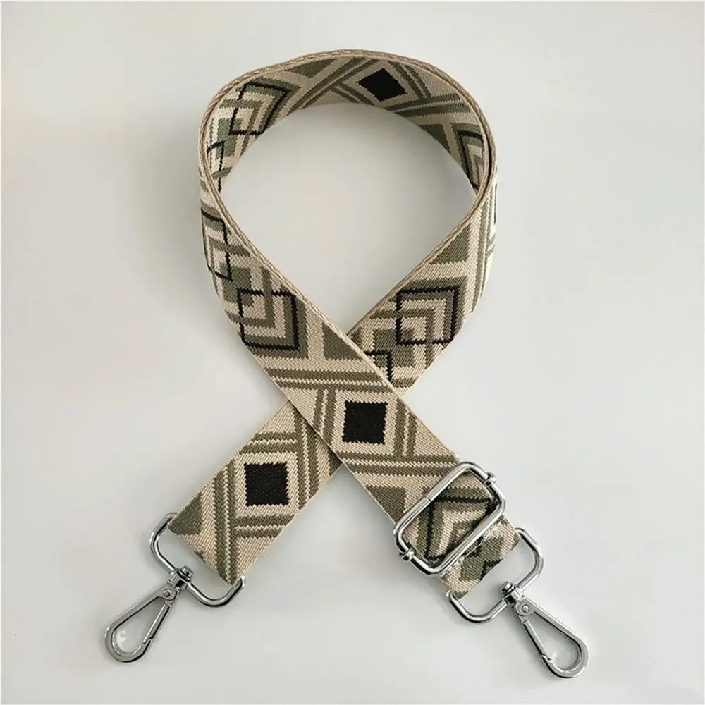 130CM Cotton Colored Bag Strap Wide Handbag Belt Adjustable Shoulder Bag Strap Replacement Women Fashion Bag Accessories