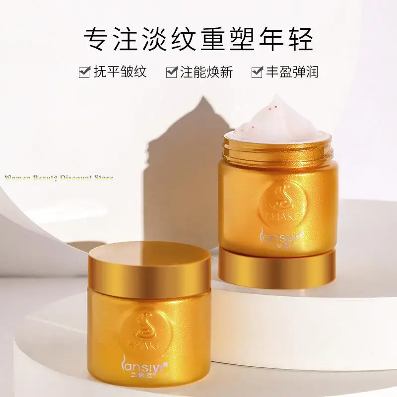 Snake Venom Face Cream Anti Aging Wrinkle Removal Moisturizing Six Peptide Serum Collagen Firming Lifting Facial Serum Whitening
